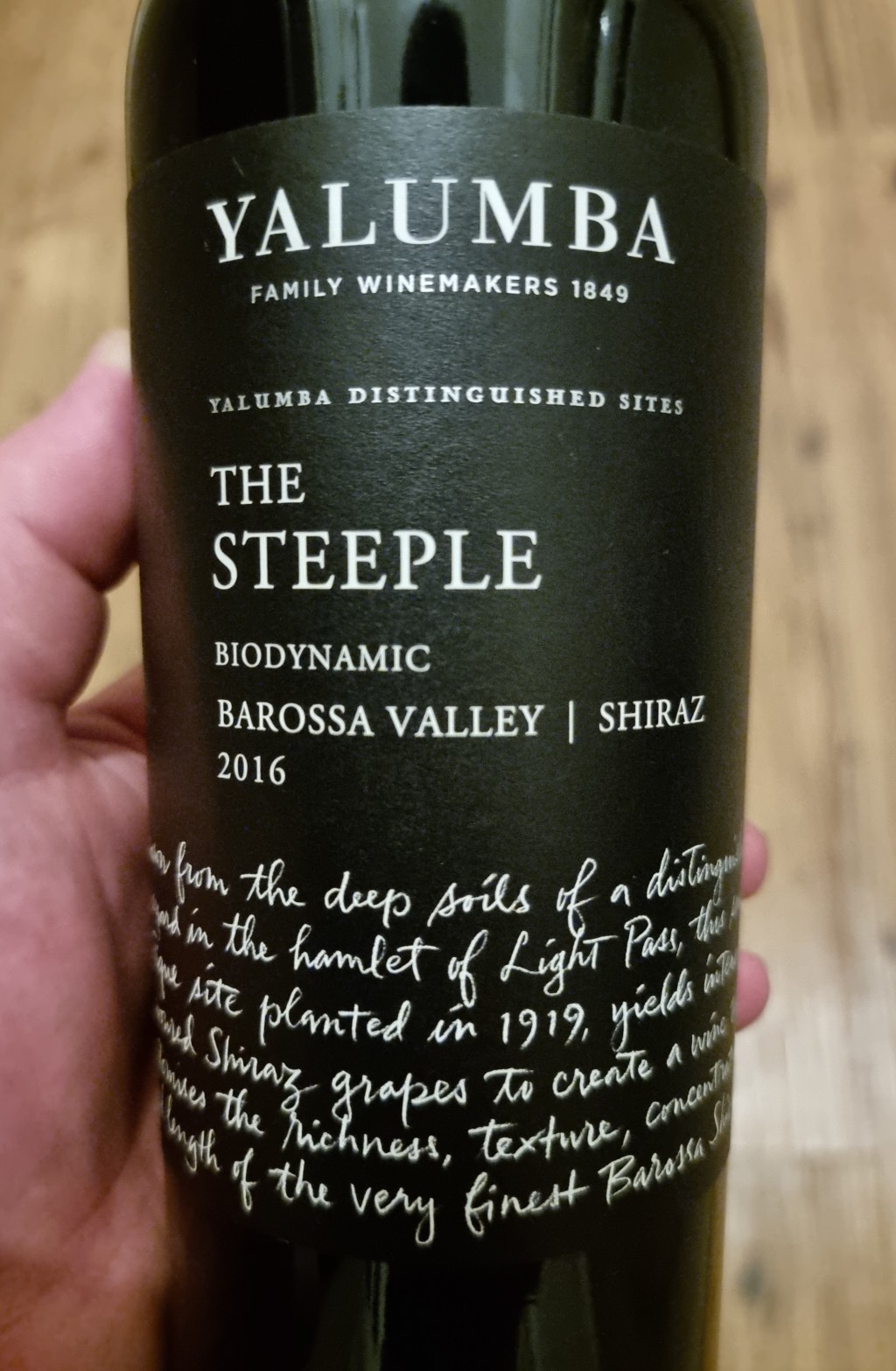 Yalumba, The Steeple Vineyard Shiraz&nbsp;2016